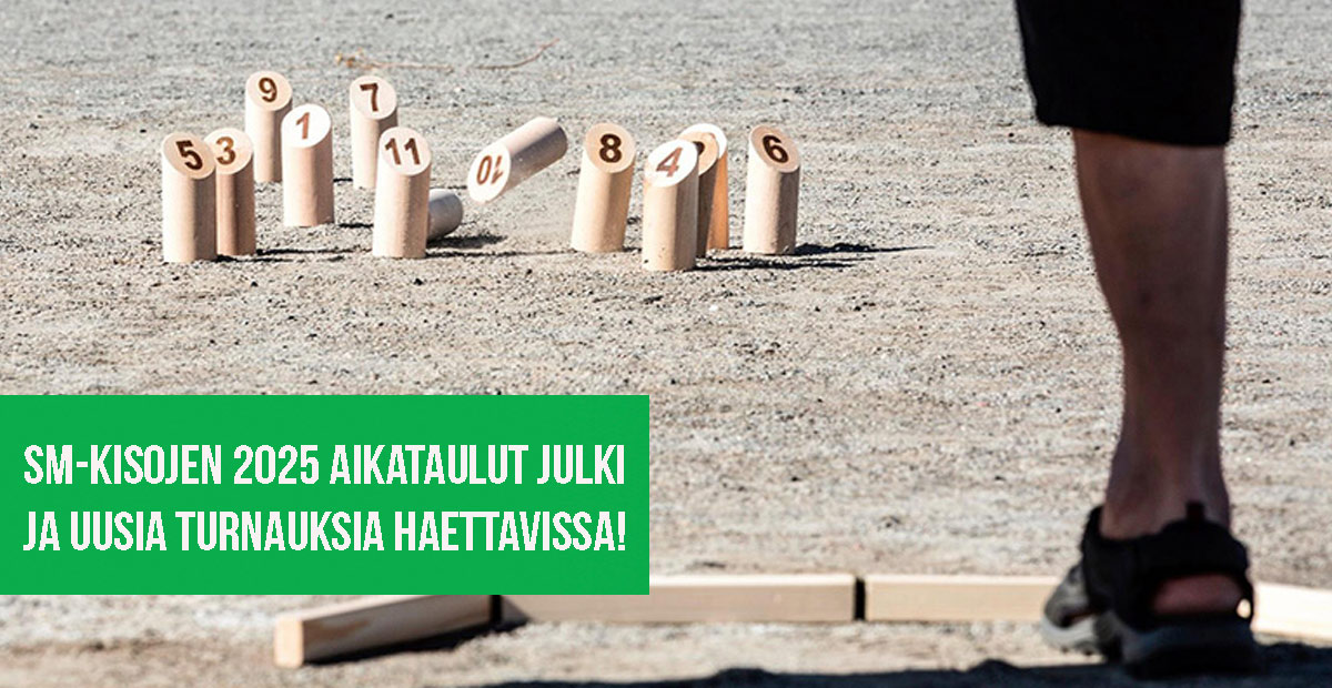 SM-kisojen 2025 aikataulut julki ja uusia turnauksia haettavissa!